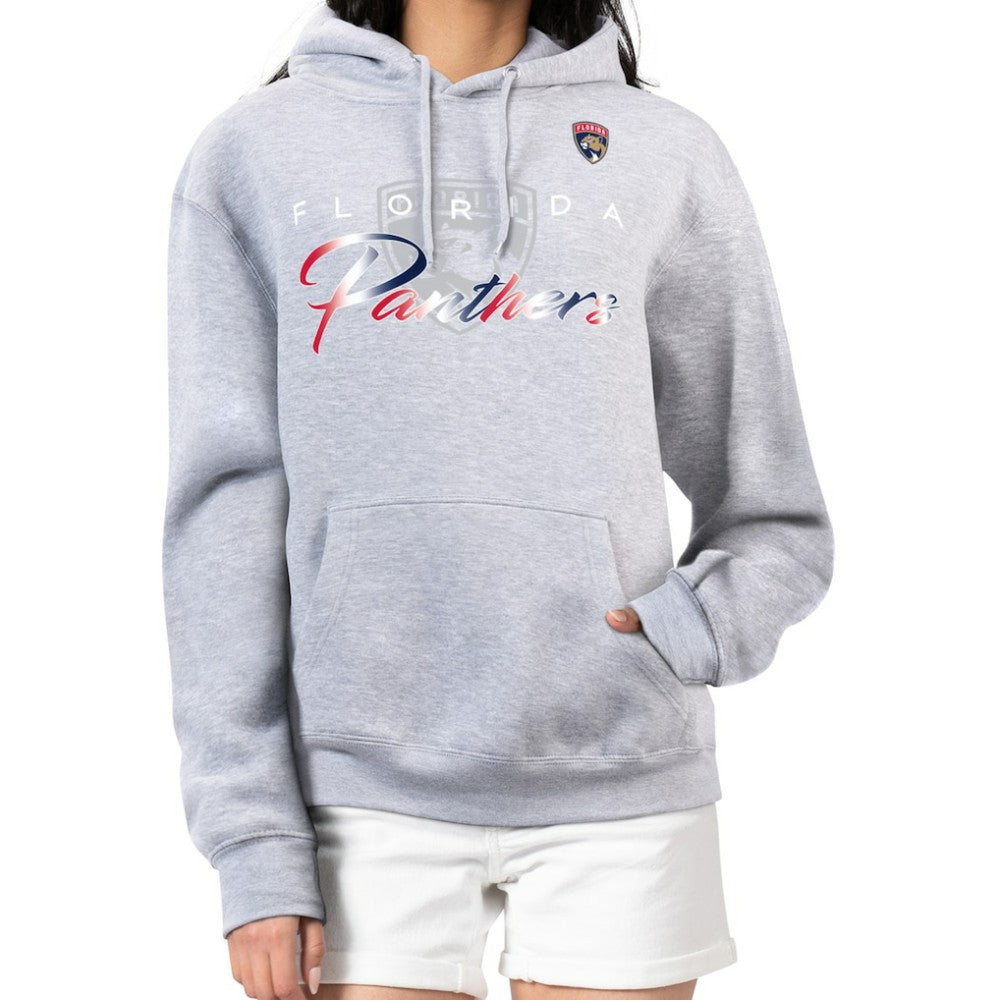 Florida Panthers G-III 4Her by Carl Banks Women's Shadow Logo Fleece Hoodie - Gray | NHL discount