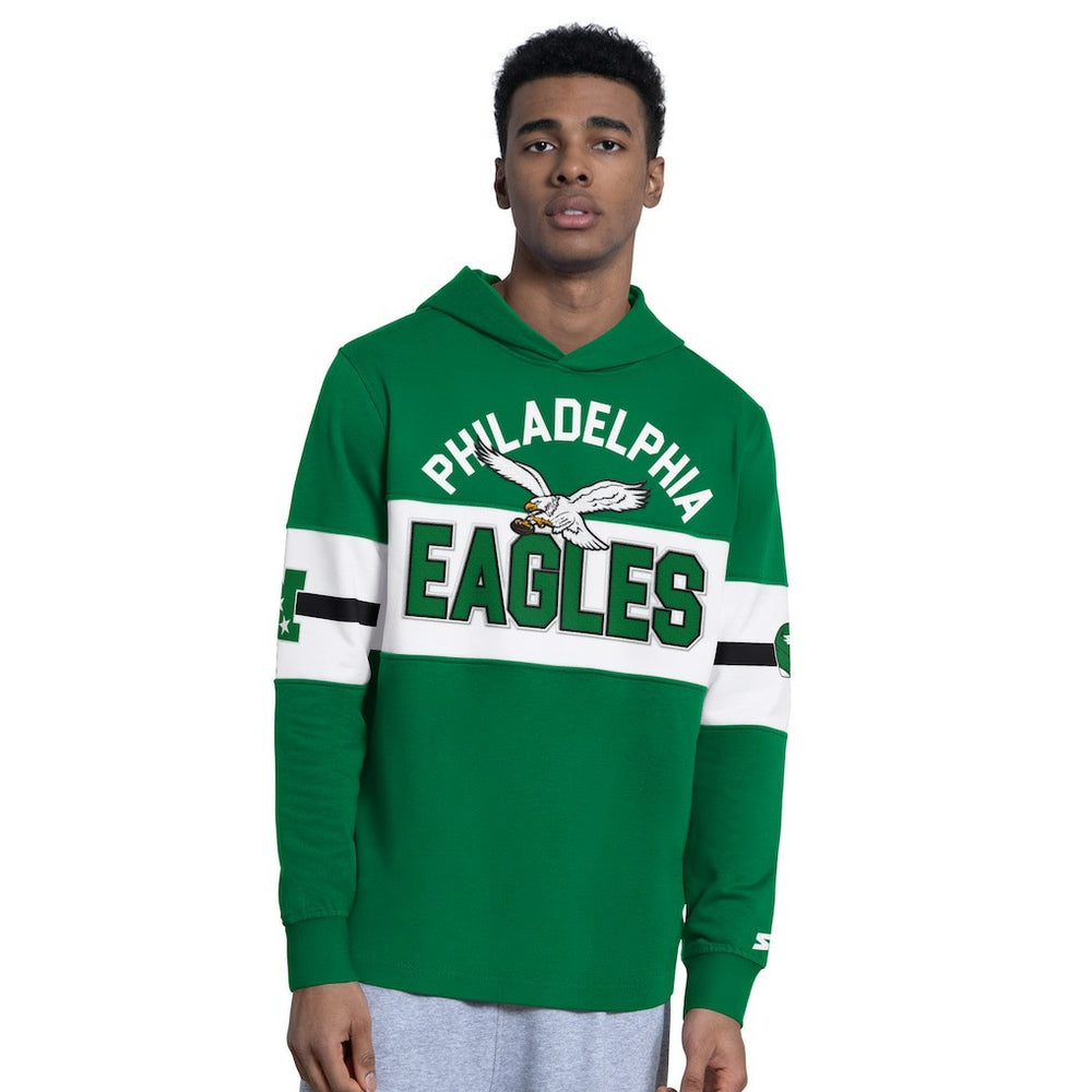 Philadelphia Eagles Starter Fullback Jersey Hoodie - Kelly Green - NFL