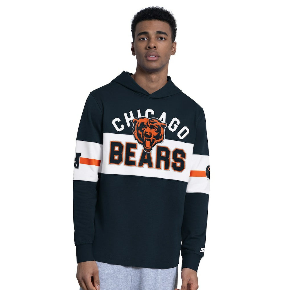 Chicago Bears Starter Fullback Jersey Hoodie - Navy - NFL