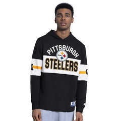 Pittsburgh Steelers Starter Fullback Jersey Hoodie - Black - NFL