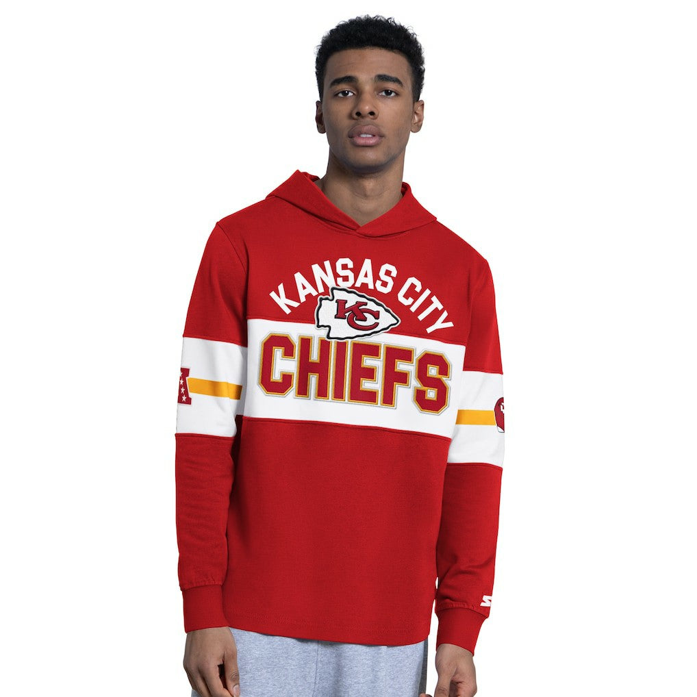 Kansas City Chiefs Starter Fullback Jersey Hoodie - Red - NFL