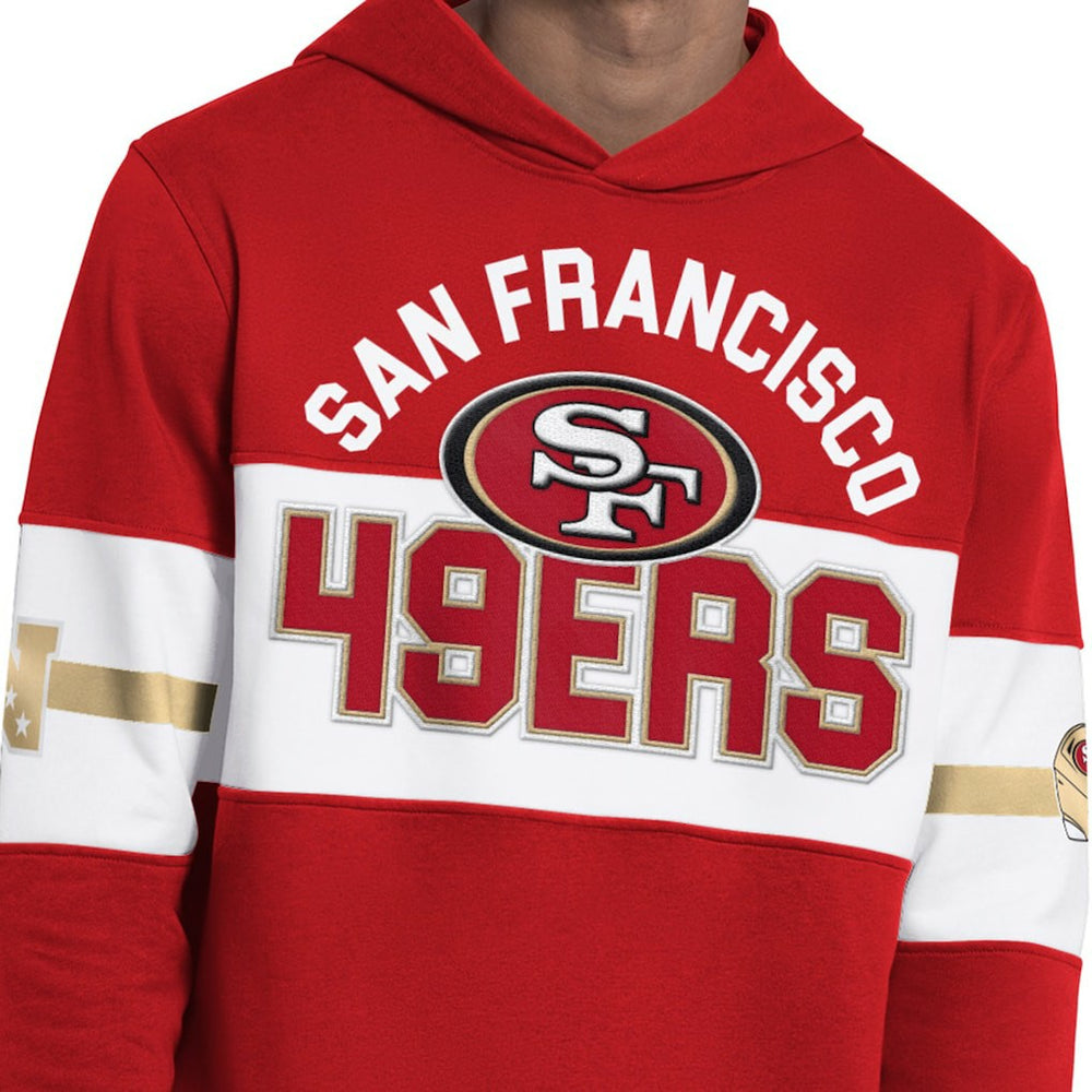 San Francisco 49ers Starter Fullback Jersey Hoodie - Scarlet - NFL