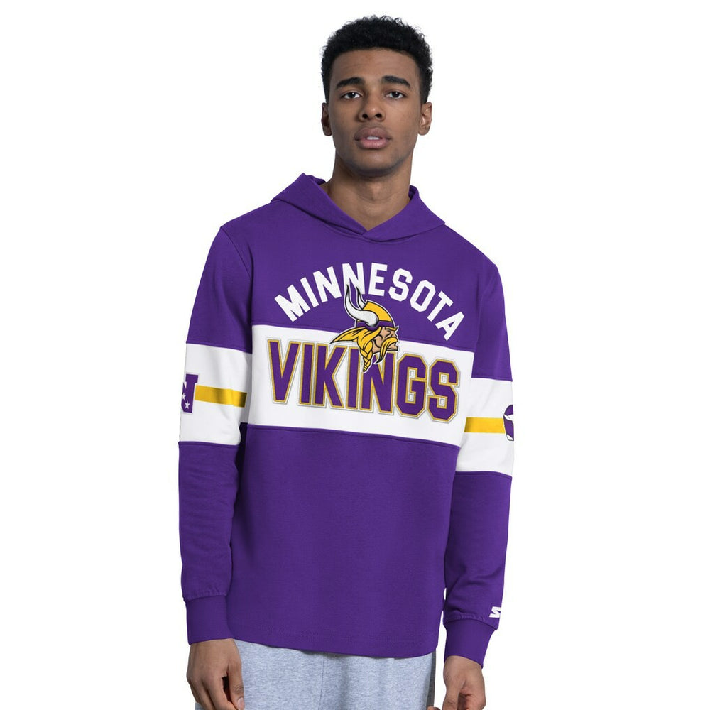 Minnesota Vikings Starter Fullback Jersey Hoodie - Purple - NFL
