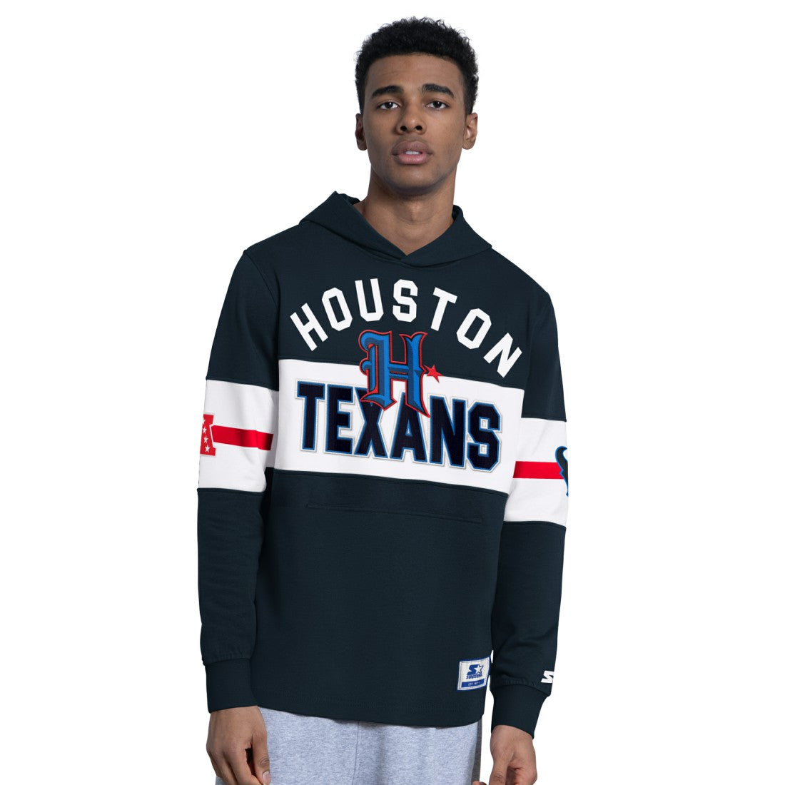 Houston Texans Starter Fullback Jersey Hoodie - Navy - NFL
