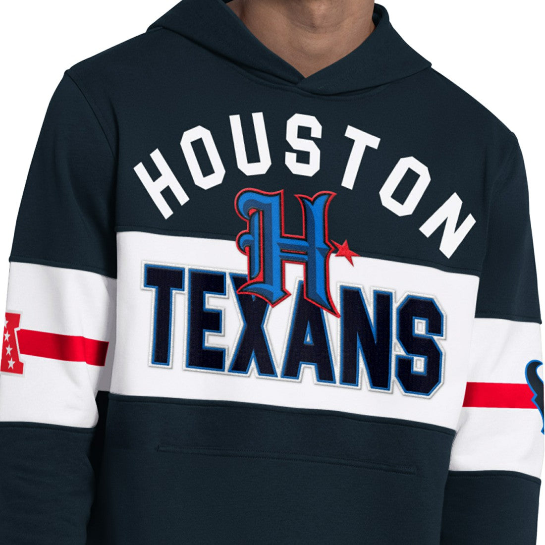 Houston Texans Starter Fullback Jersey Hoodie - Navy - NFL