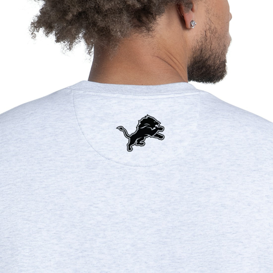 Detroit Lions Starter Faceoff Fleece Sweatshirt - Ash - NFL