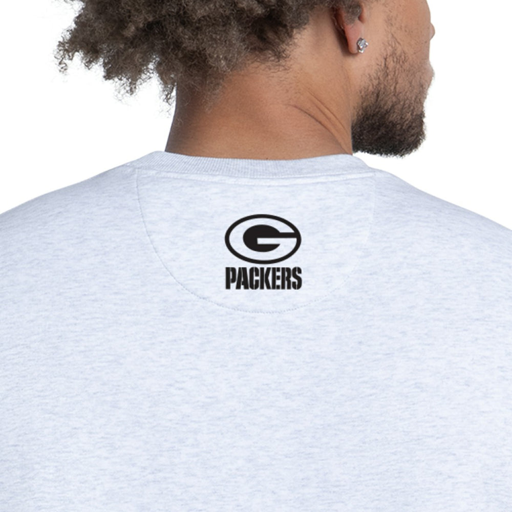 Green Bay Packers Starter Faceoff Fleece Sweatshirt - Ash - NFL
