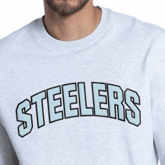 Pittsburgh Steelers Starter Faceoff Fleece Sweatshirt - Ash - NFL