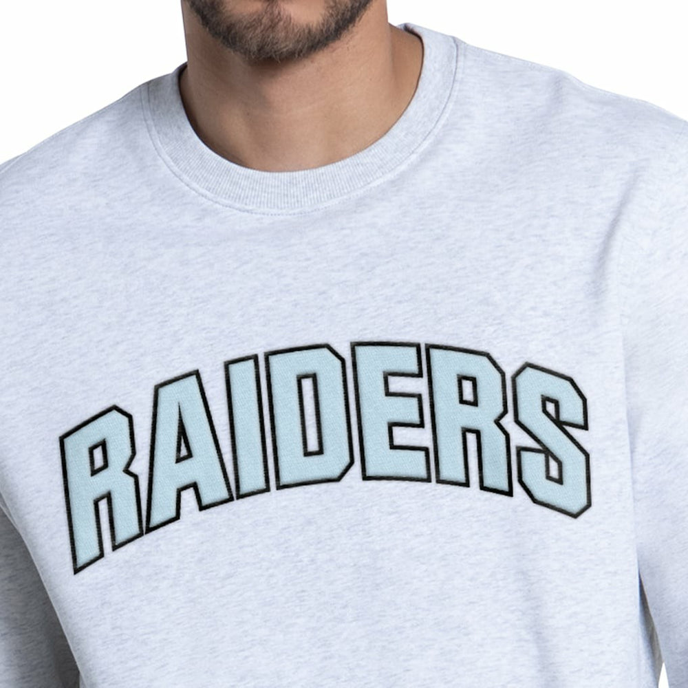 Las Vegas Raiders Starter Faceoff Fleece Sweatshirt - Ash - NFL