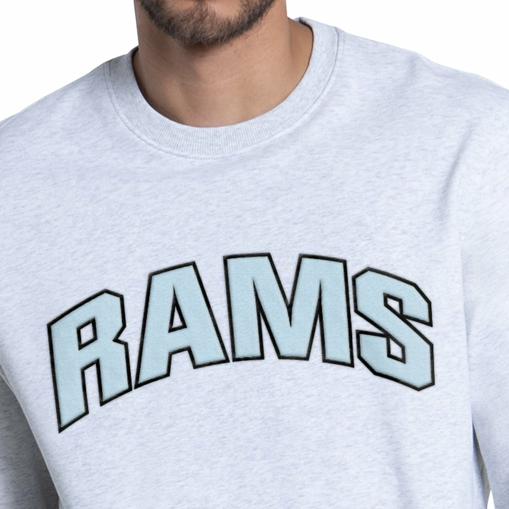 Los Angeles Rams Starter Faceoff Fleece Sweatshirt - Ash - NFL