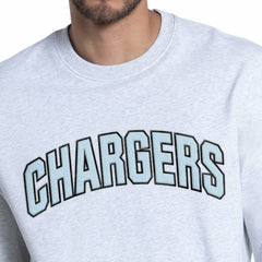 Los Angeles Chargers Starter Faceoff Fleece Sweatshirt - Ash - NFL