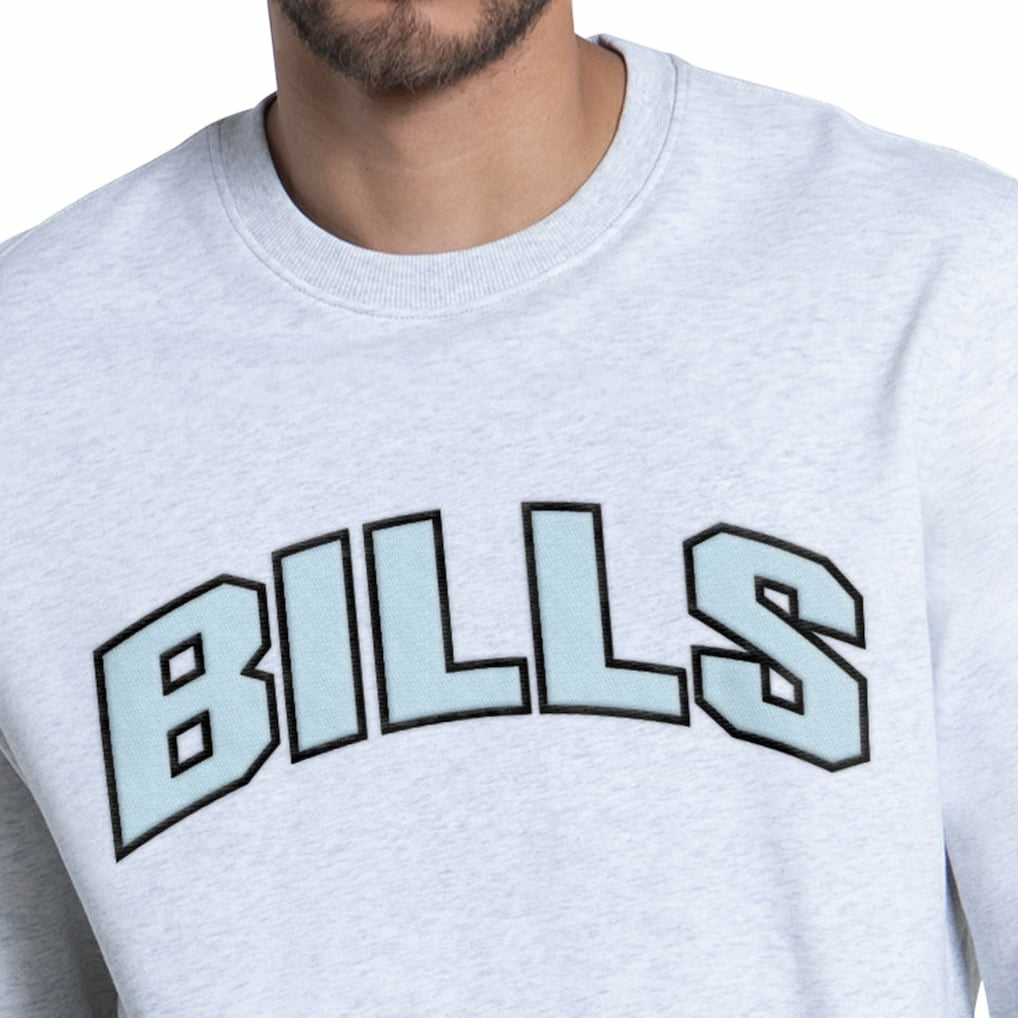 Buffalo Bills Starter Faceoff Fleece Sweatshirt - Ash - NFL