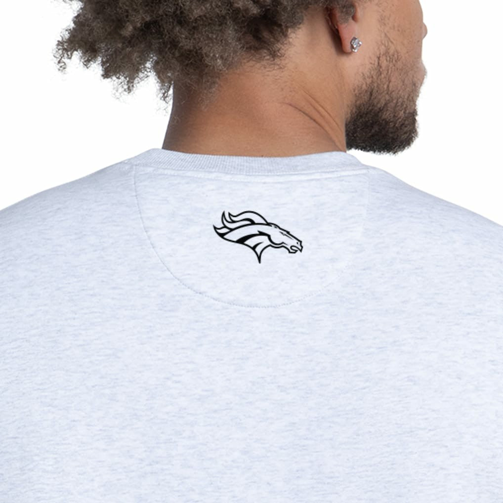 Denver Broncos Starter Faceoff Fleece Sweatshirt - Ash - NFL