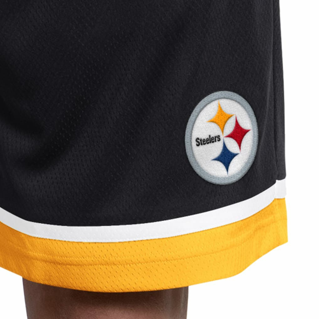 Pittsburgh Steelers Starter Power Play Mesh Shorts - Black - NFL