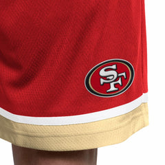 San Francisco 49ers Starter Power Play Mesh Shorts - Scarlet - NFL
