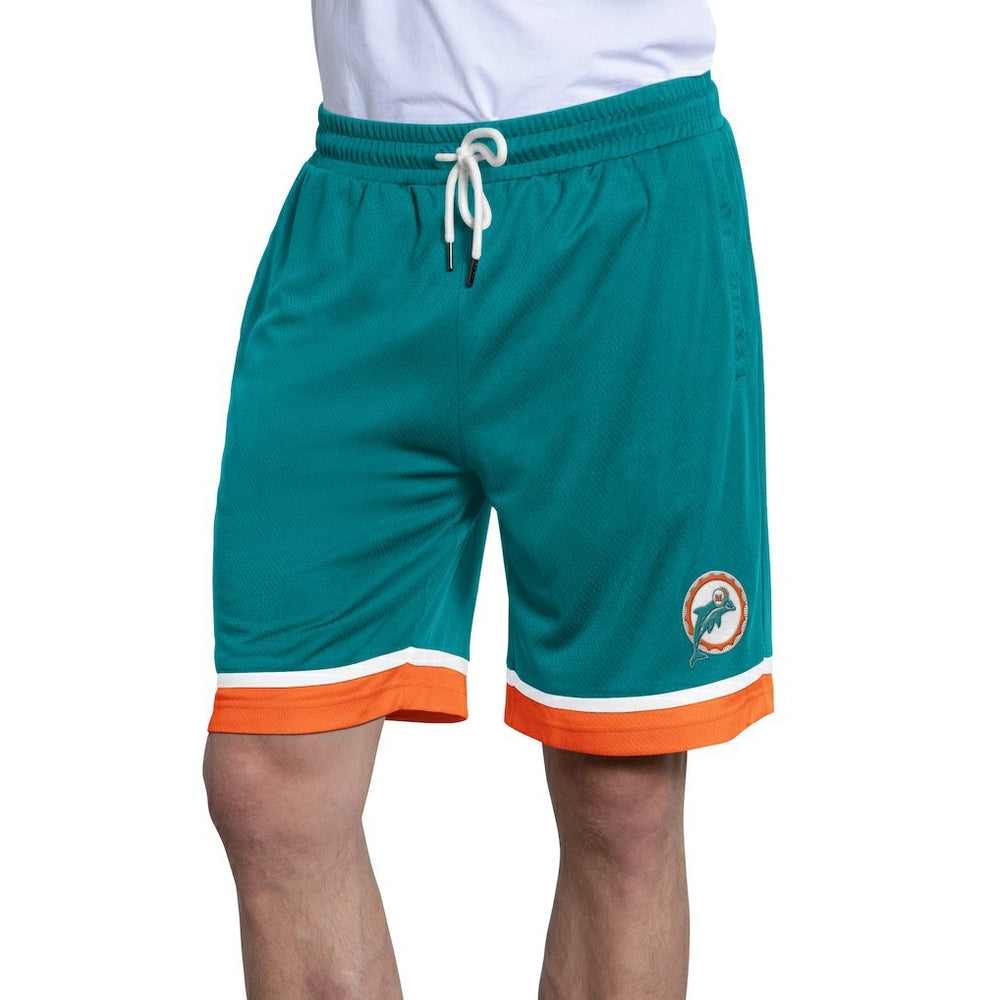 Miami Dolphins Starter Throwback Power Play Mesh Shorts - Aqua - NFL