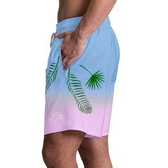 Detroit Lions Margaritaville Sunset On The Beach Swim Shorts - Light Blue - NFL