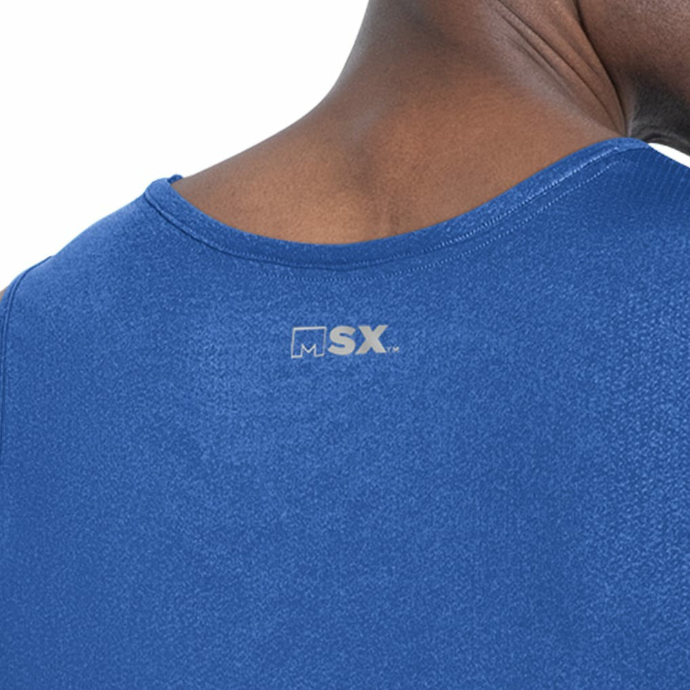 Los Angeles Chargers MSX by Michael Strahan Energy Scoop Neck Tank Top - Royal - NFL