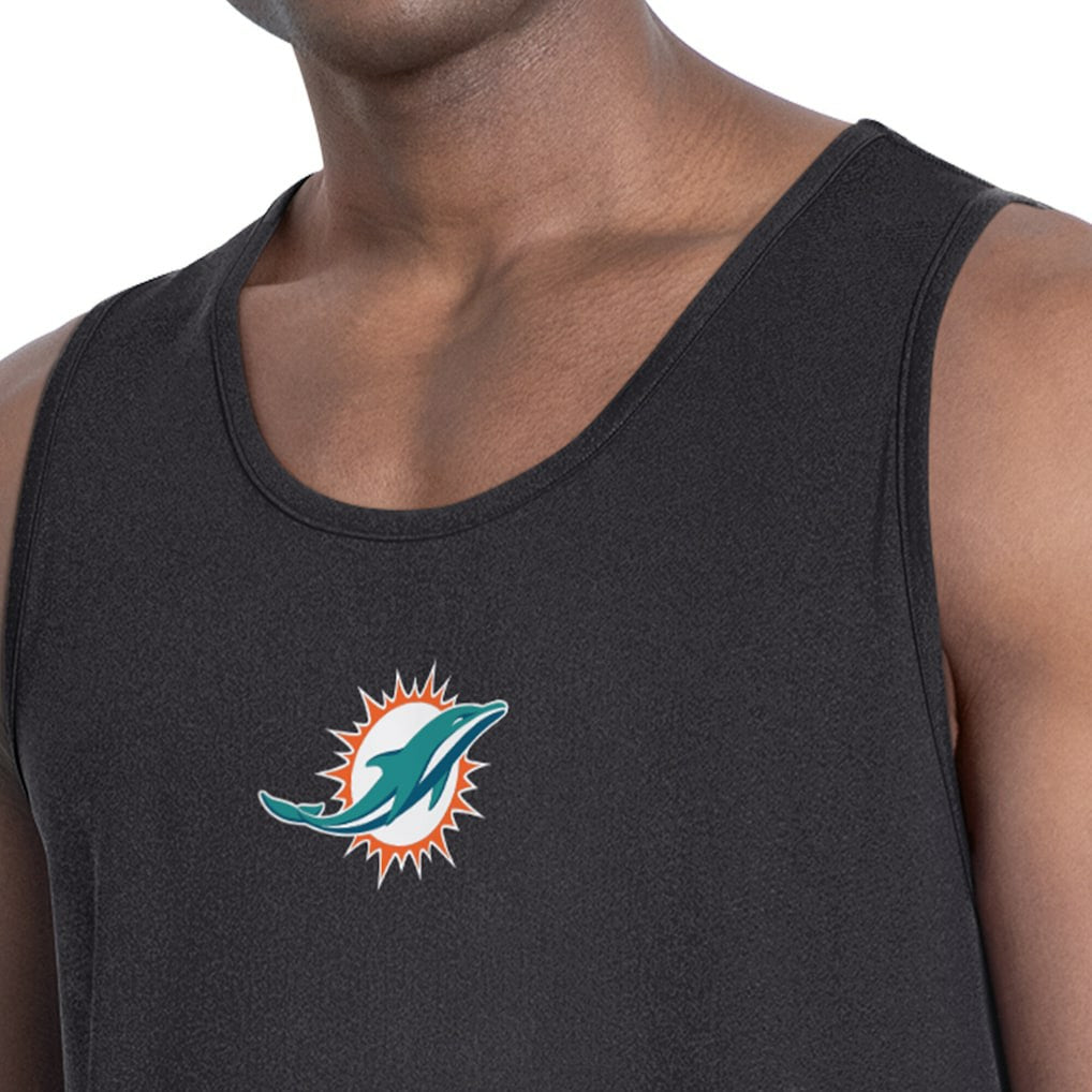 Miami Dolphins MSX by Michael Strahan Energy Tank Top - Charcoal - NFL