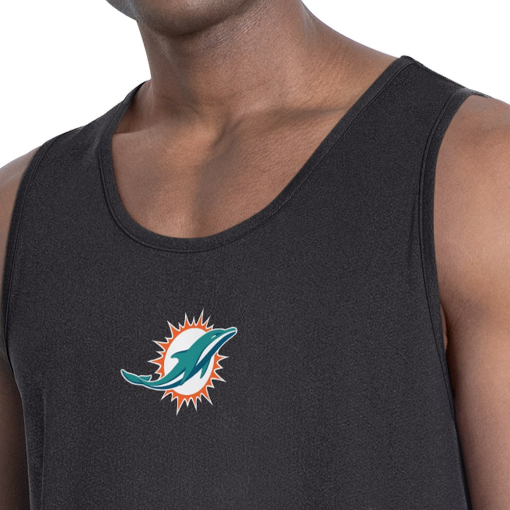 Miami Dolphins MSX by Michael Strahan Energy Tank Top - Charcoal - NFL