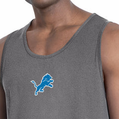 Detroit Lions MSX by Michael Strahan Energy Tank Top - Charcoal - NFL