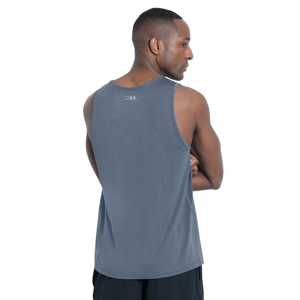 Houston Texans MSX by Michael Strahan Energy Scoop Neck Tank Top - Navy - NFL