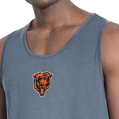 Chicago Bears MSX by Michael Strahan Energy Scoop Neck Tank Top - Navy - NFL