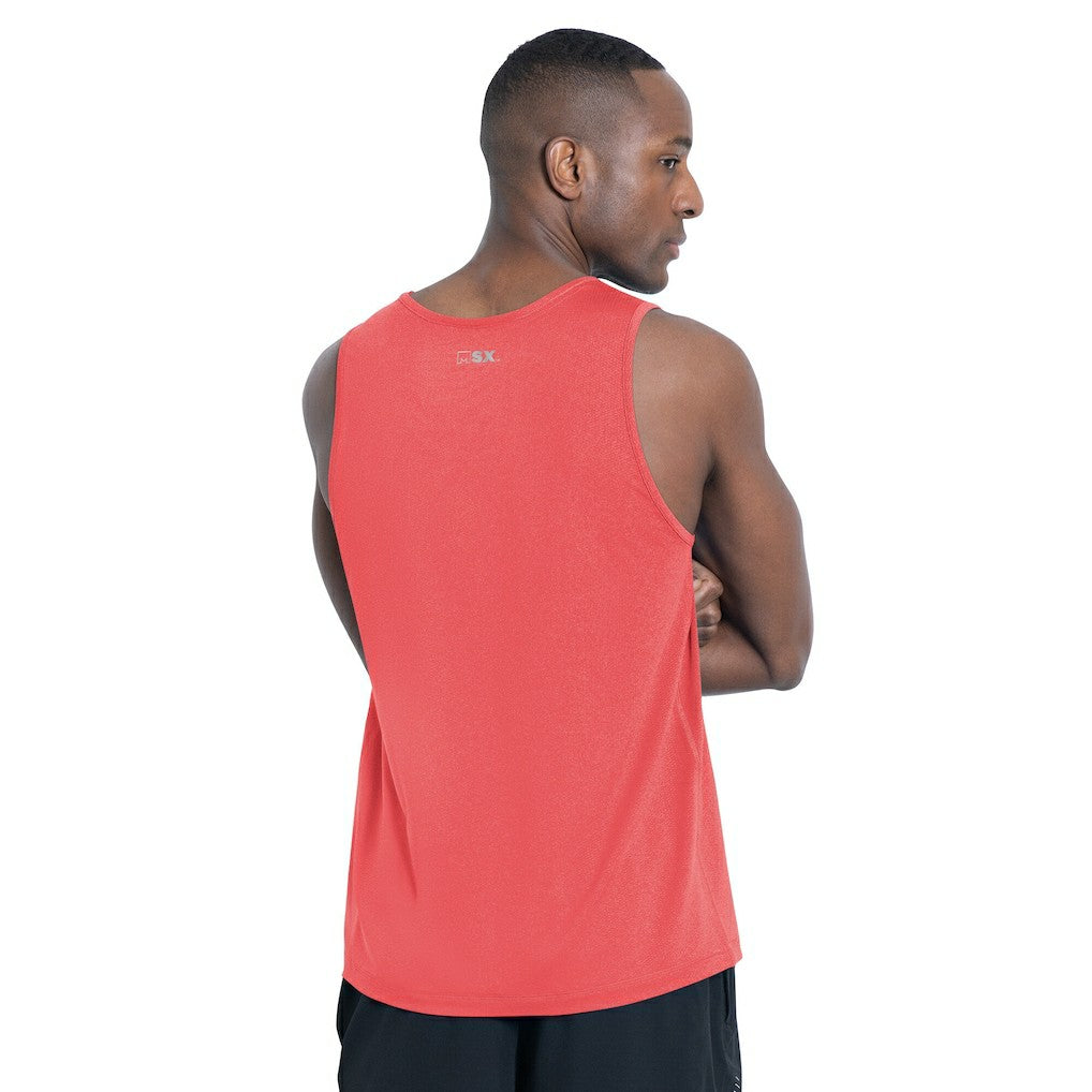 San Francisco 49ers MSX by Michael Strahan Energy Scoop Neck Tank Top - Red - NFL