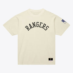 New York Rangers Mitchell & Ness Unisex Arched Team T-Shirt - Cream | NHL on sale
