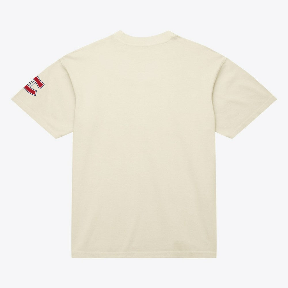Montreal Canadiens Mitchell & Ness Unisex Arched Team T-Shirt - Cream | NHL Lifestyle