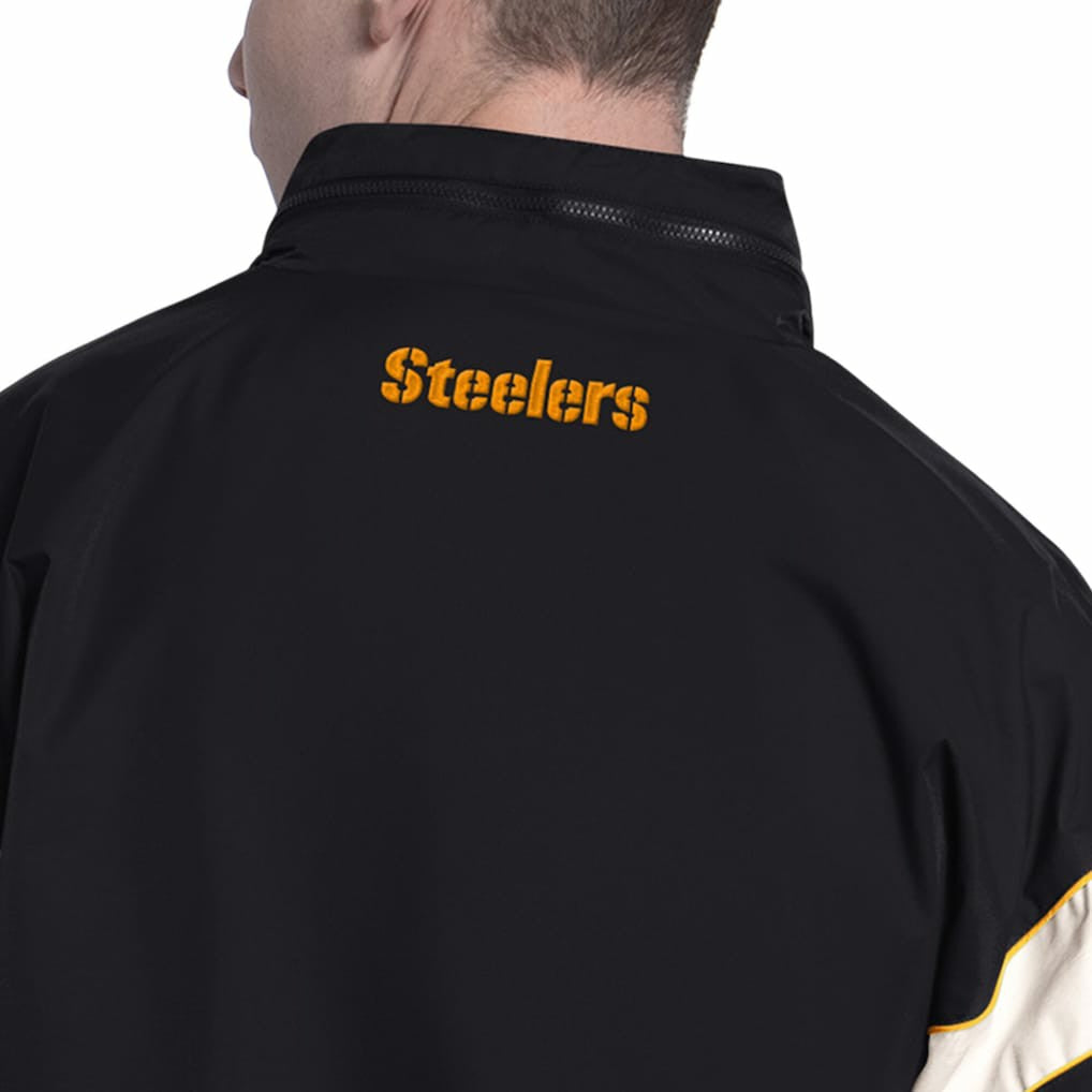 Pittsburgh Steelers Starter The Gust Full-Zip Hooded Jacket - Black - NFL
