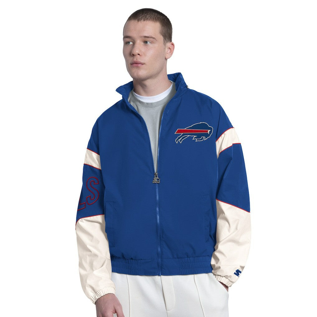 Buffalo Bills Starter The Gust Full-Zip Hooded Jacket - Royal - NFL