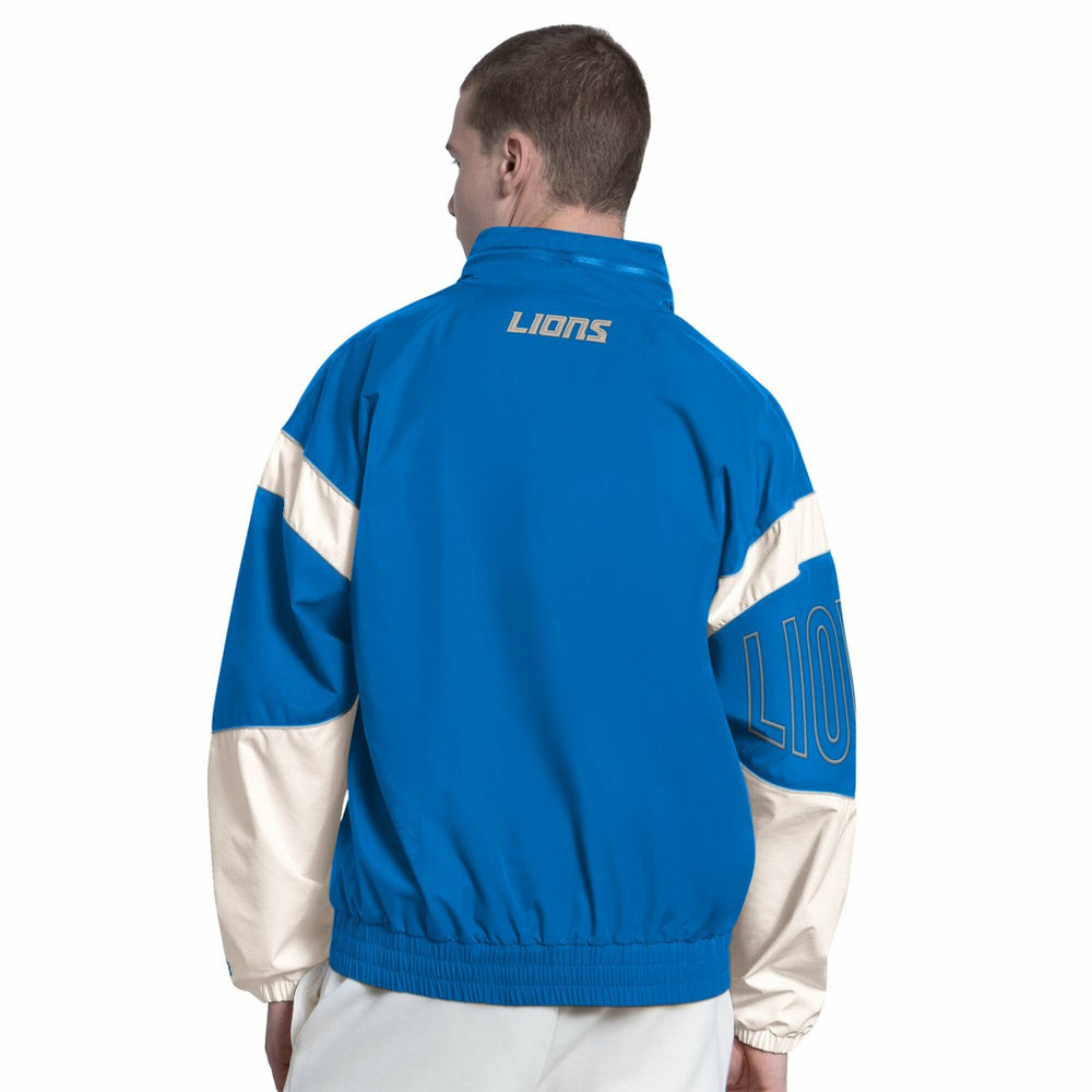 Detroit Lions Starter The Gust Full-Zip Hooded Jacket - Blue - NFL