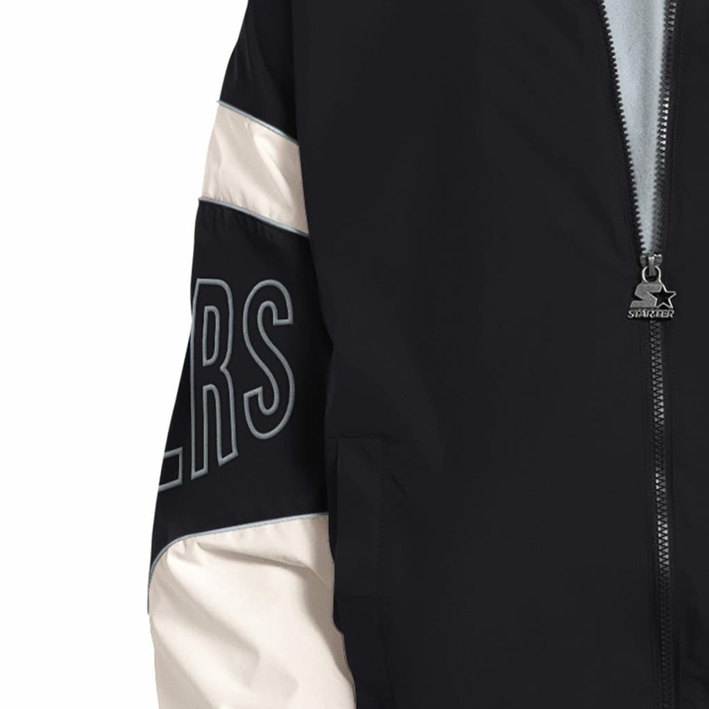 Las Vegas Raiders Starter The Gust Full-Zip Hooded Jacket - Black - NFL