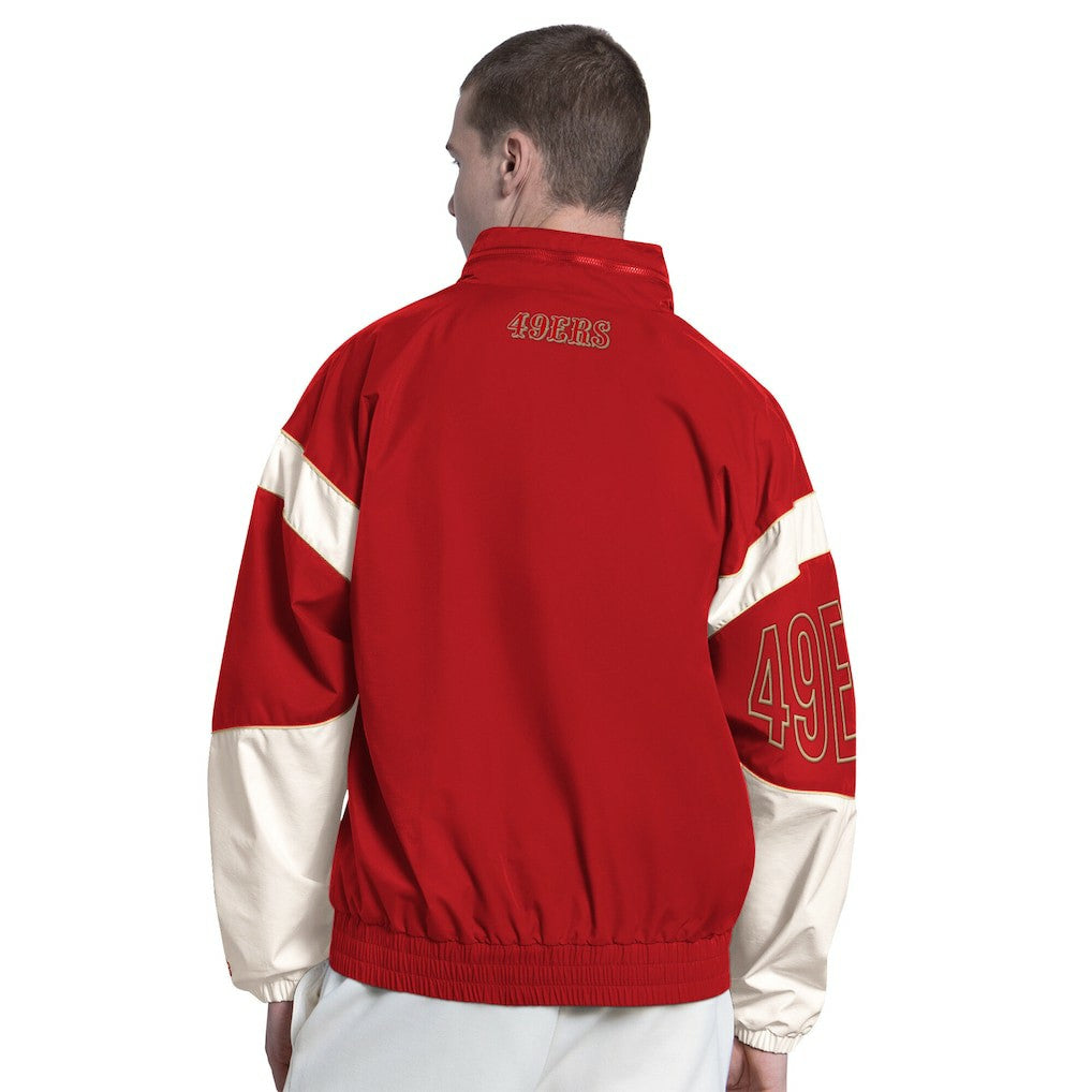 San Francisco 49ers Starter The Gust Full-Zip Hooded Jacket - Scarlet - NFL
