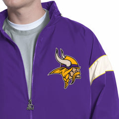 Minnesota Vikings Starter The Gust Full-Zip Hooded Jacket - Purple - NFL