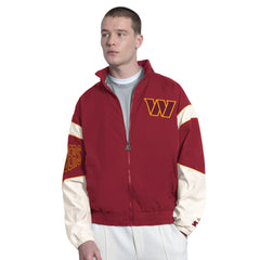Washington Commanders Starter The Gust Full-Zip Hooded Jacket - Burgundy - NFL