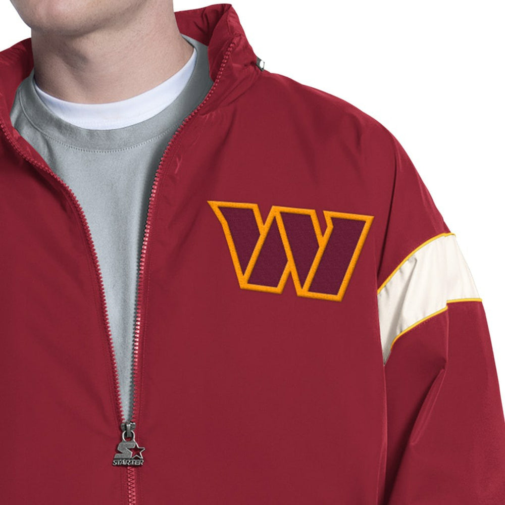 Washington Commanders Starter The Gust Full-Zip Hooded Jacket - Burgundy - NFL