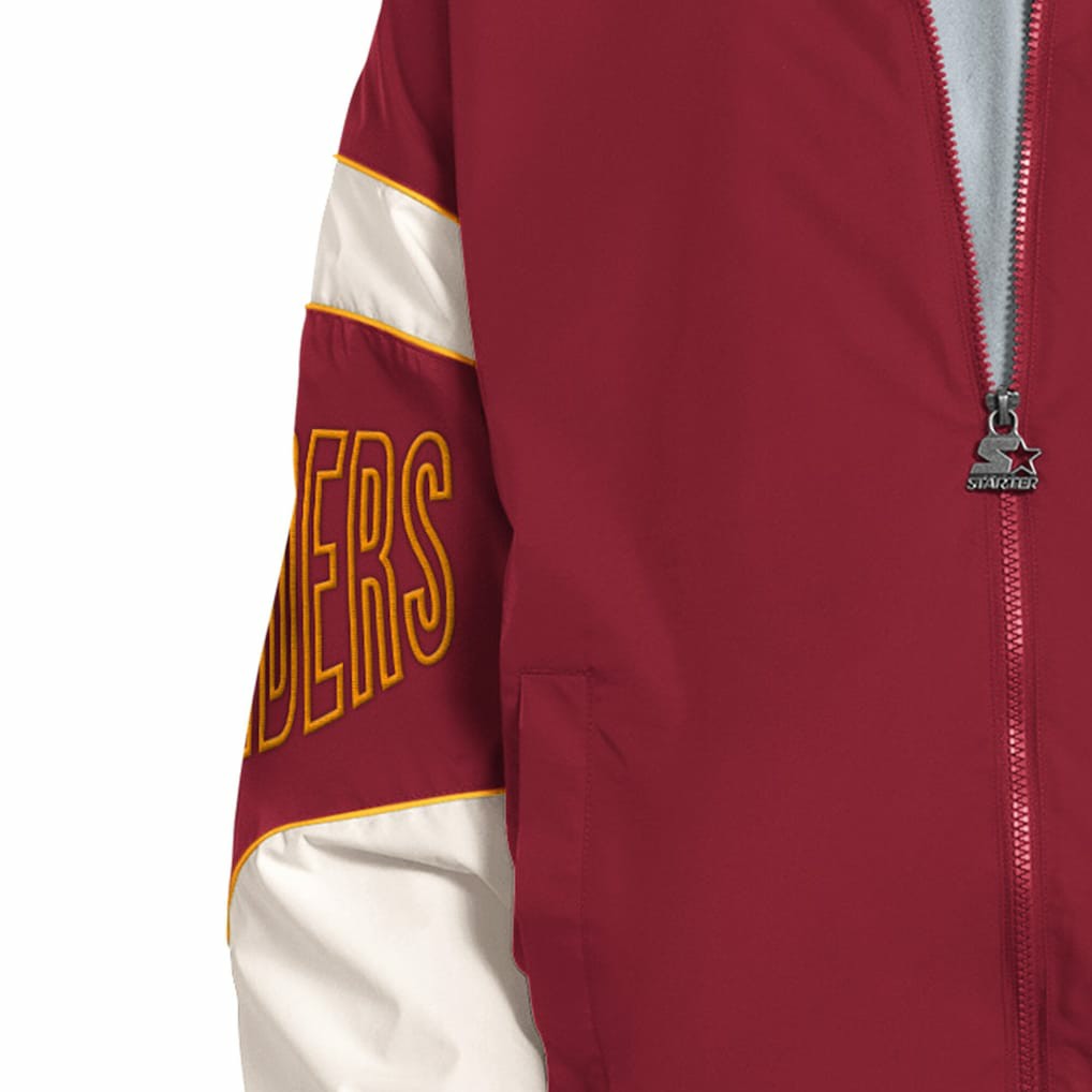 Washington Commanders Starter The Gust Full-Zip Hooded Jacket - Burgundy - NFL