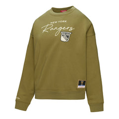 New York Rangers Mitchell & Ness Women's Fleece Sweatshirt - Hunter Green | NHL Lifestyle