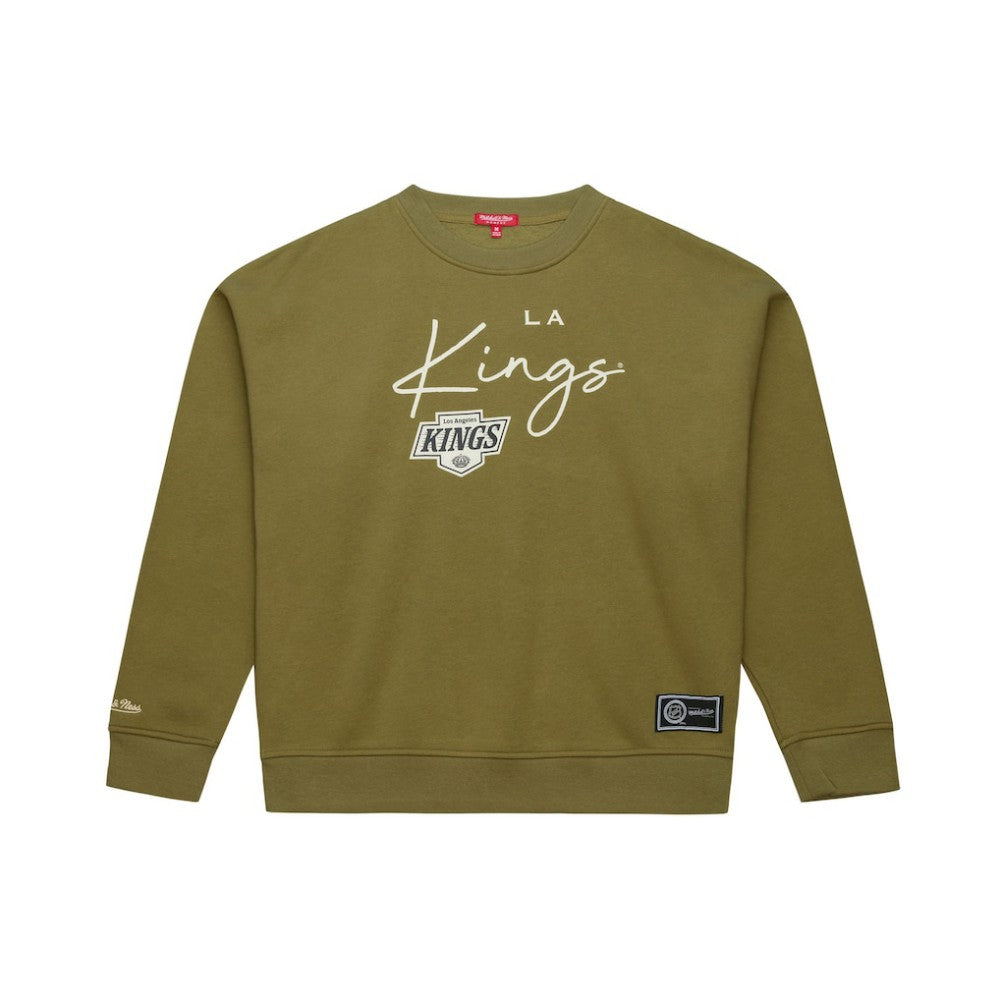 Los Angeles Kings Mitchell & Ness Women's Fleece Sweatshirt - Hunter Green | NHL online