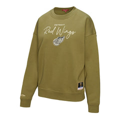 Detroit Red Wings Mitchell & Ness Women's Fleece Sweatshirt - Hunter Green | NHL near me