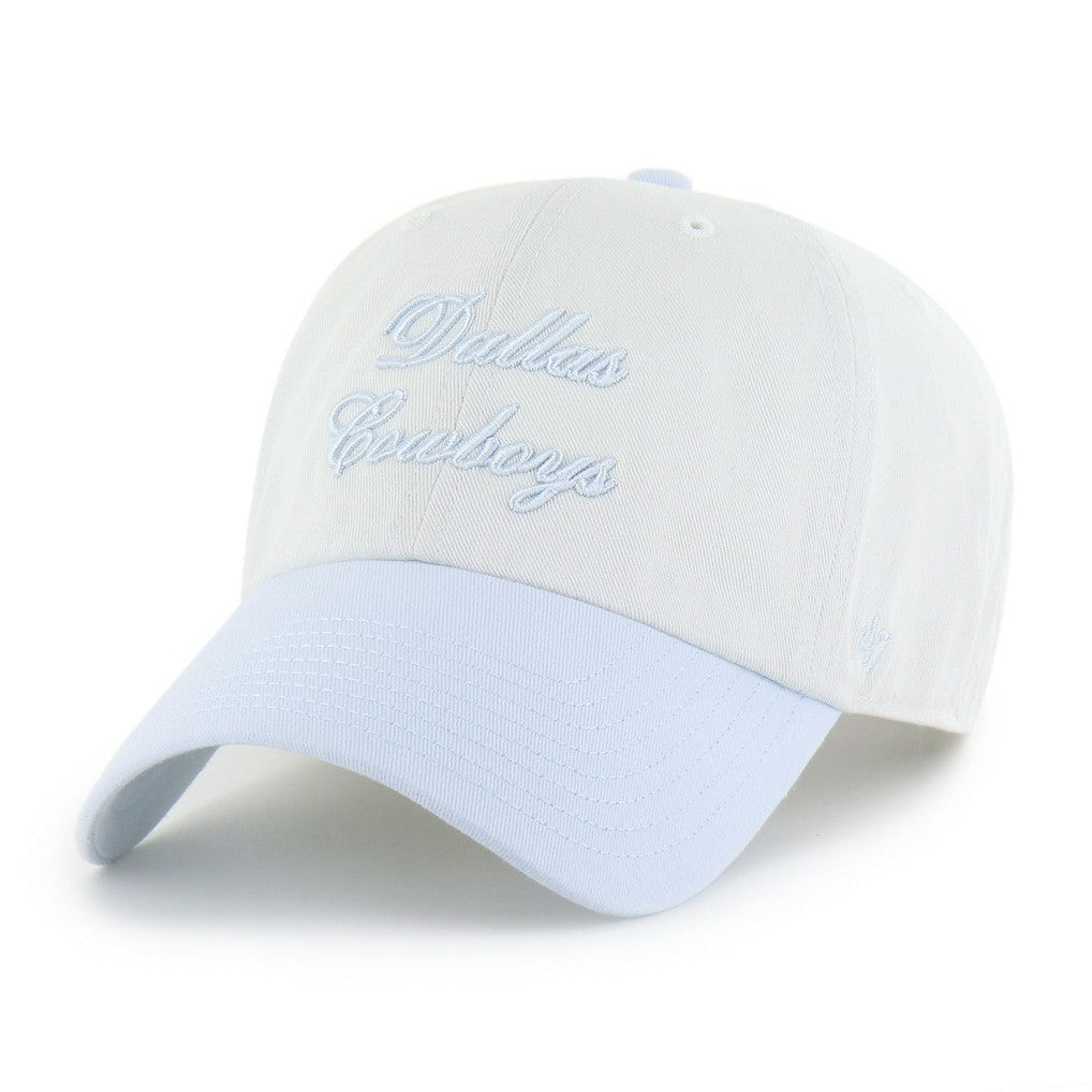 Dallas Cowboys '47 Women's Gelato Two-Tone Clean Up Adjustable Hat - White - 47 brand