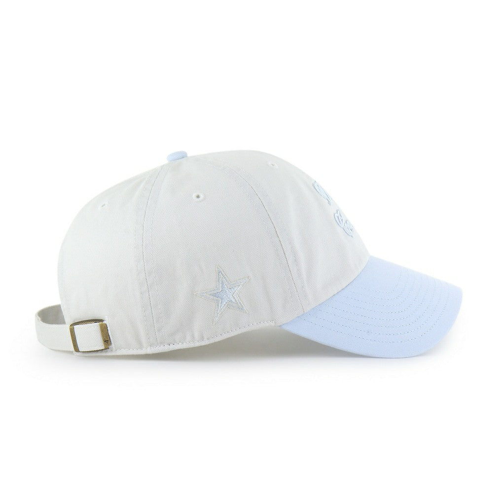 Dallas Cowboys '47 Women's Gelato Two-Tone Clean Up Adjustable Hat - White - 47 brand