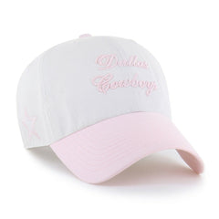 Dallas Cowboys '47 Women's Gelato Two-Tone Clean Up Adjustable Hat - White - 47 brand