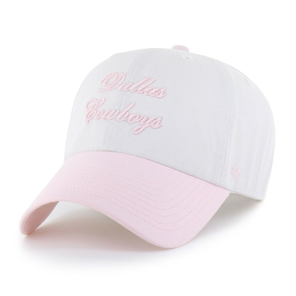 Dallas Cowboys '47 Women's Gelato Two-Tone Clean Up Adjustable Hat - White - 47 brand