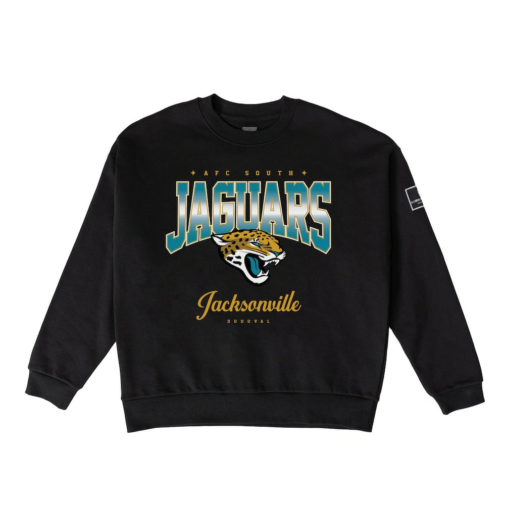 Jacksonville Jaguars Gameday Couture Women's Powerhouse Play Premium Fleece Sweatshirt - Black - NFL