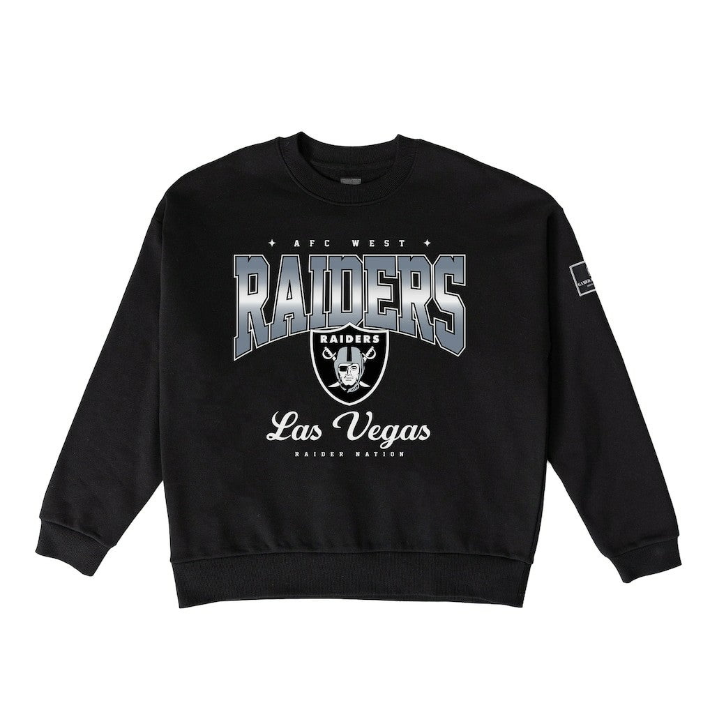 Las Vegas Raiders Gameday Couture Women's Powerhouse Play Premium Fleece Sweatshirt - Black - NFL