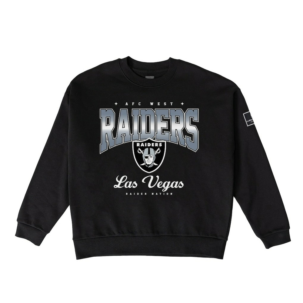 Las Vegas Raiders Gameday Couture Women's Powerhouse Play Premium Fleece Sweatshirt - Black - NFL