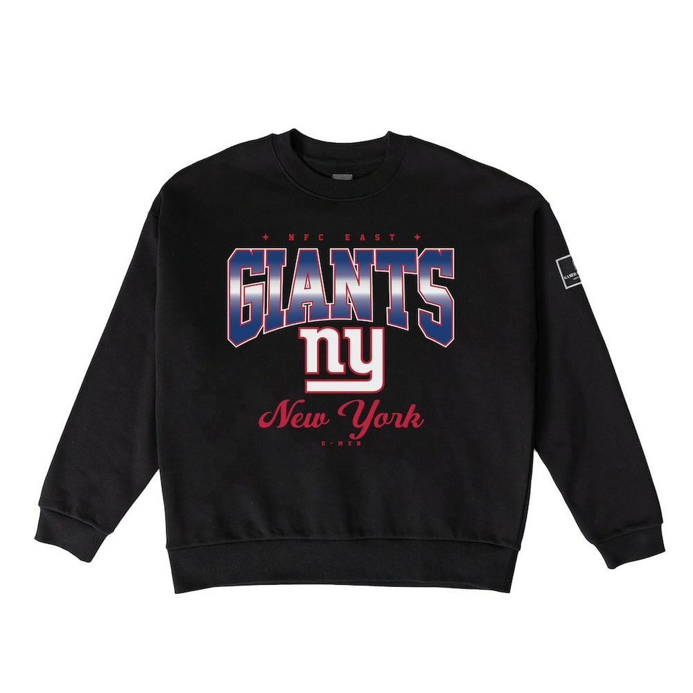 New York Giants Gameday Couture Women's Powerhouse Play Premium Fleece Sweatshirt - Black - NFL